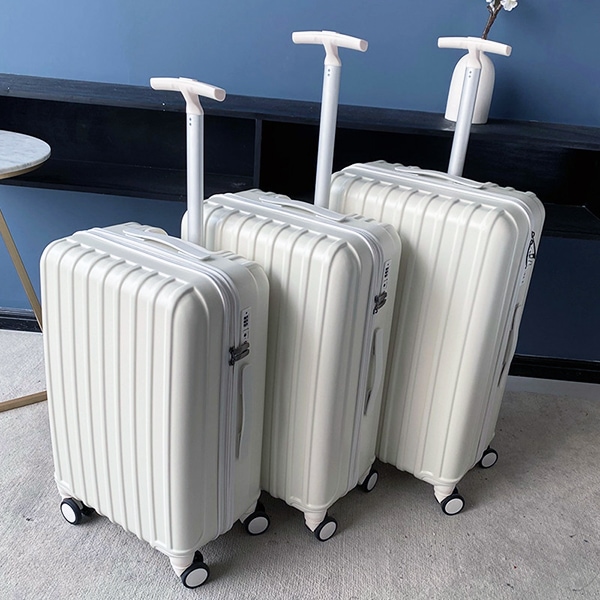 Bagages blancs en polycarbonate